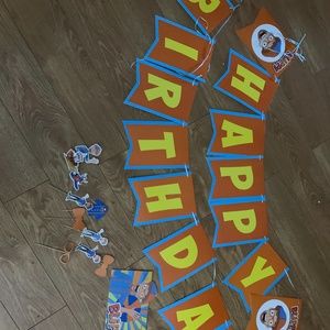Blippi party decor